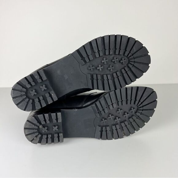 Black Ankle Boots with Fur Lining - Picture 11 of 11